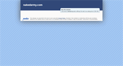 Desktop Screenshot of nakedarmy.com